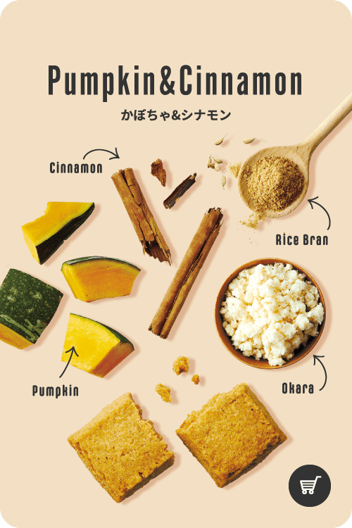 Healthy Filling Snacks Pumpkin&Cinnamon かぼちゃ&シナモン